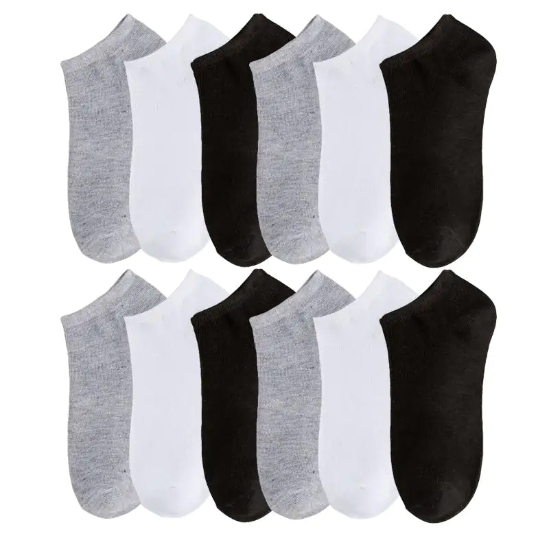 10 Pairs Breathable Ankle Socks