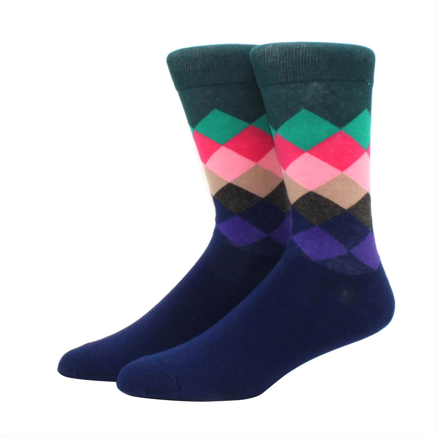 Diamond Pattern Happy Socks