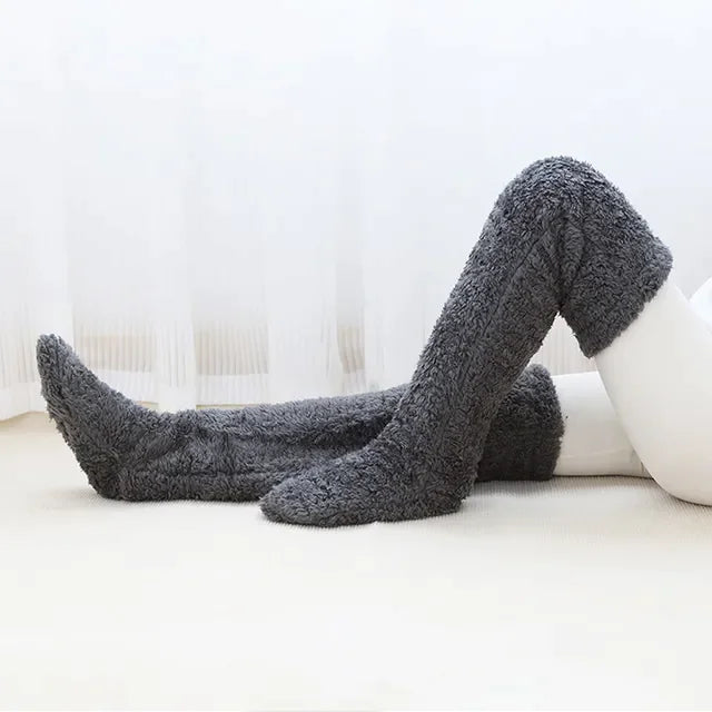 Over Knee High Fuzzy Long Socks