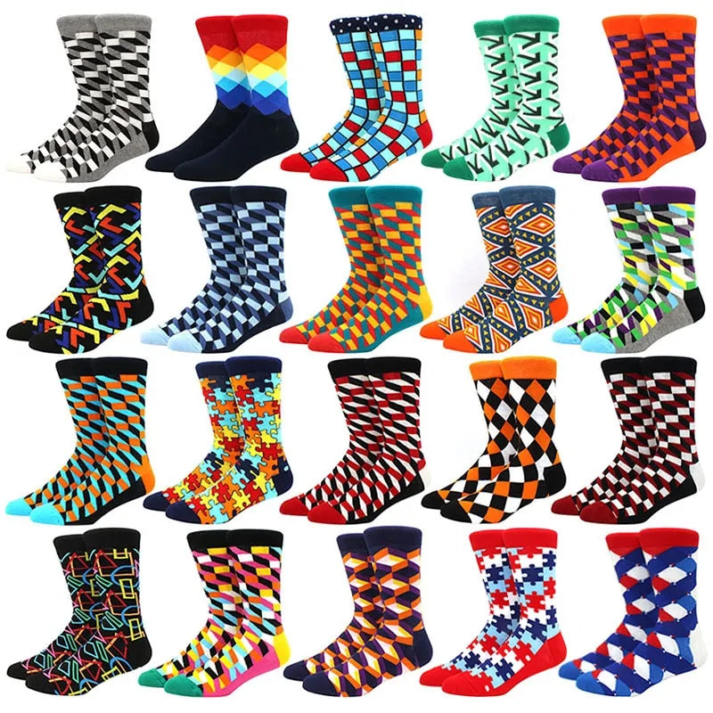 Diamond Pattern Happy Socks