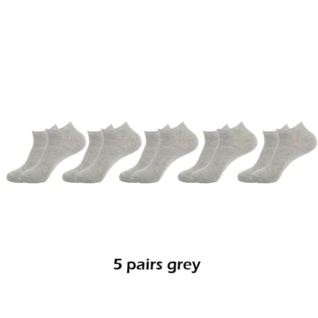 10 Pairs Breathable Ankle Socks