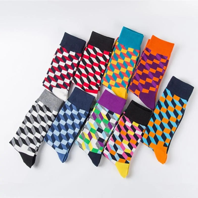 Diamond Pattern Happy Socks