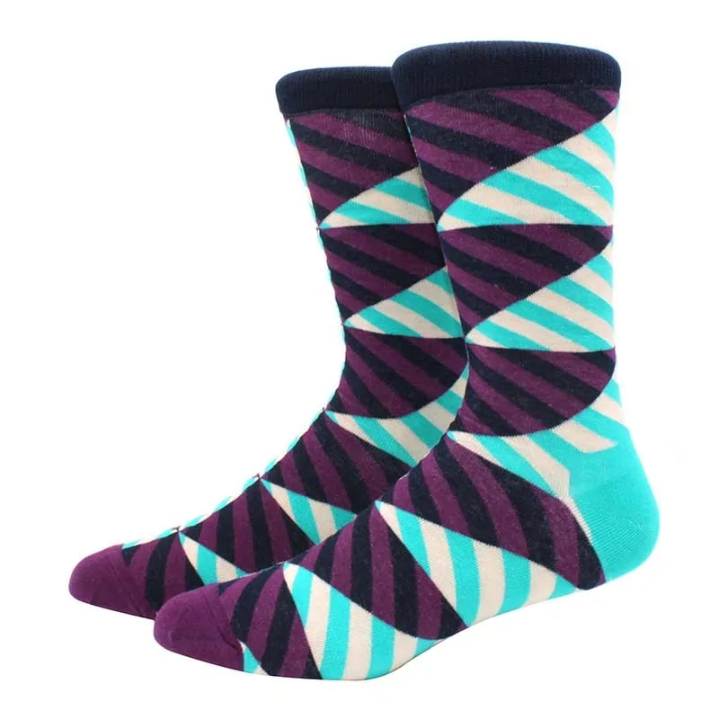 Diamond Pattern Happy Socks