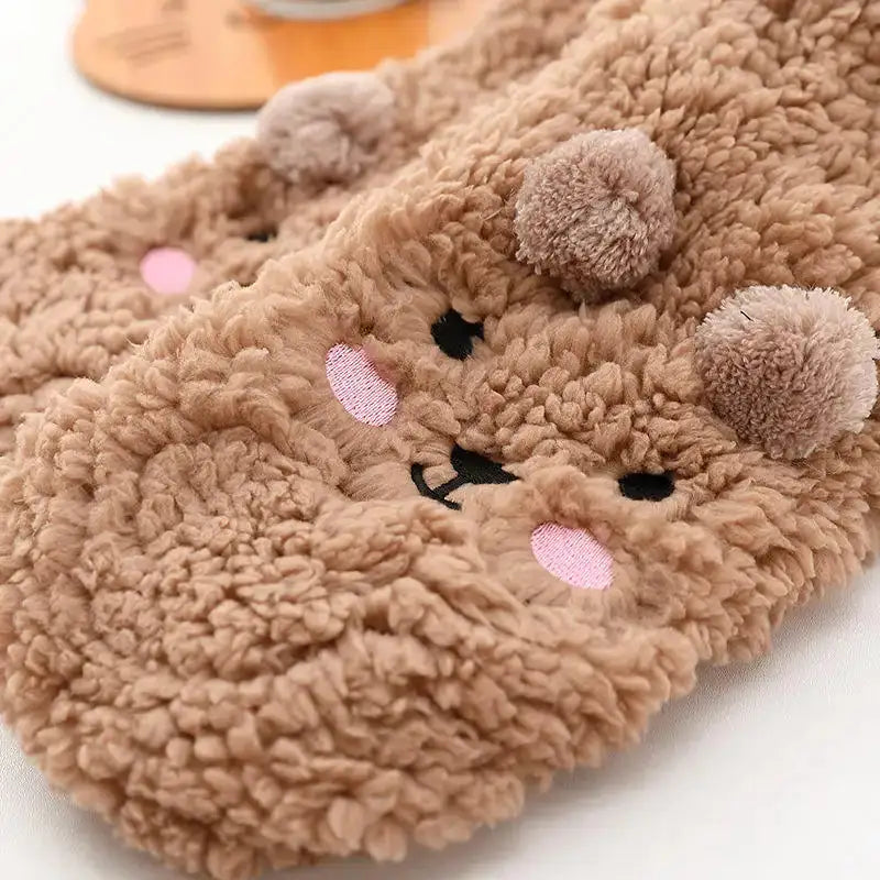 Golden Doodle Slipper Socks