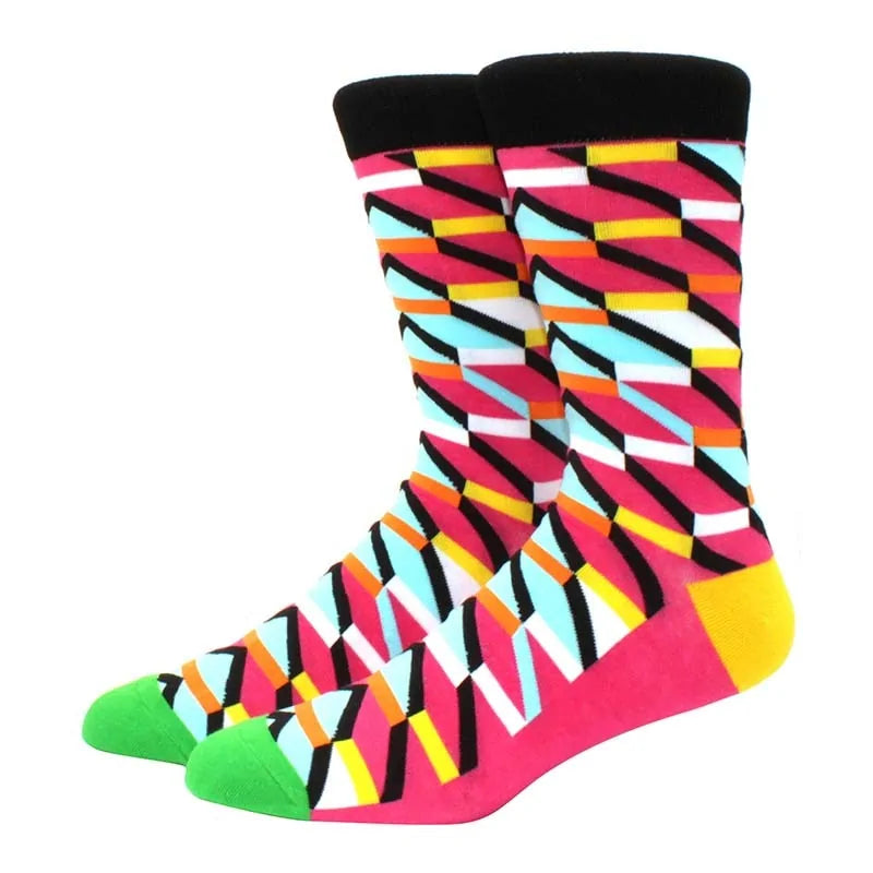 Diamond Pattern Happy Socks