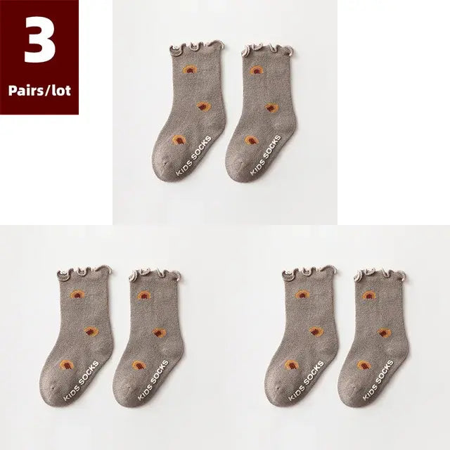 3 Pairs of Anti-Slip Children's Socks